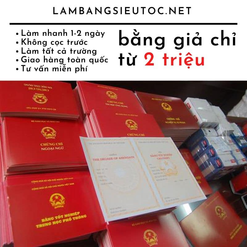 làm bằng cấp giả giá rẻ tại lambangsieutoc.net