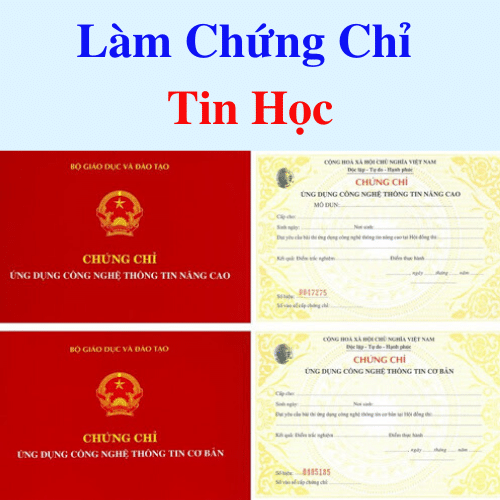 Làm chứng chỉ tin học lấy ngay